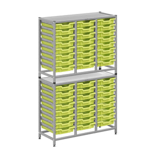 Dynamis High-Density Storage Collection, Tall Fixed Frame Combo Set with 48 Shallow Trays, FREE SHIPPING