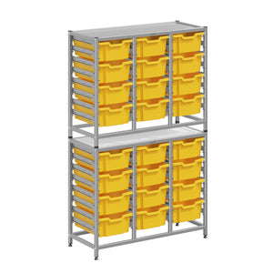 Dynamis High-Density Storage Collection, Tall Fixed Frame Combo Set with 24 Deep Trays, FREE SHIPPING