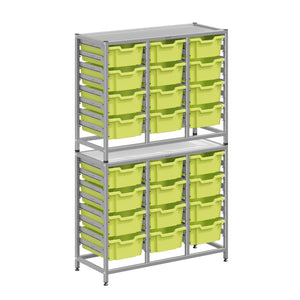 Dynamis High-Density Storage Collection, Tall Fixed Frame Combo Set with 24 Deep Trays, FREE SHIPPING