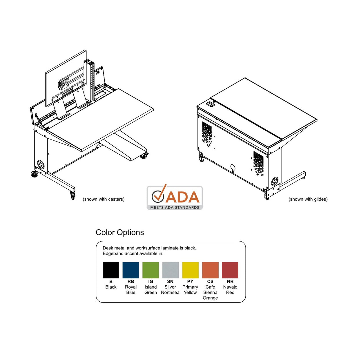 Esports Champions Gaming Desk, FREE SHIPPING