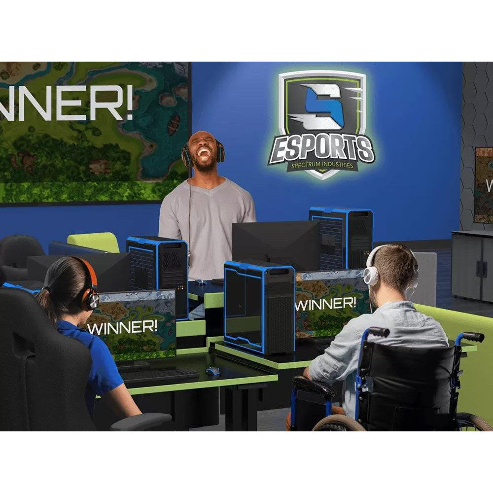 Esports Evolution Electric Sit-to-Stand Gaming Desk, 44" W x 30" D, FREE SHIPPING