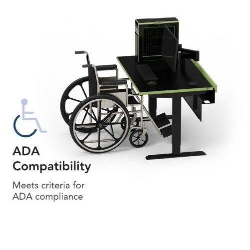 Esports Evolution Electric Sit-to-Stand Gaming Desk, 44" W x 30" D, FREE SHIPPING