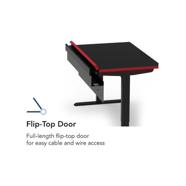 Esports Evolution Electric Sit-to-Stand Gaming Desk, 44" W x 30" D, FREE SHIPPING