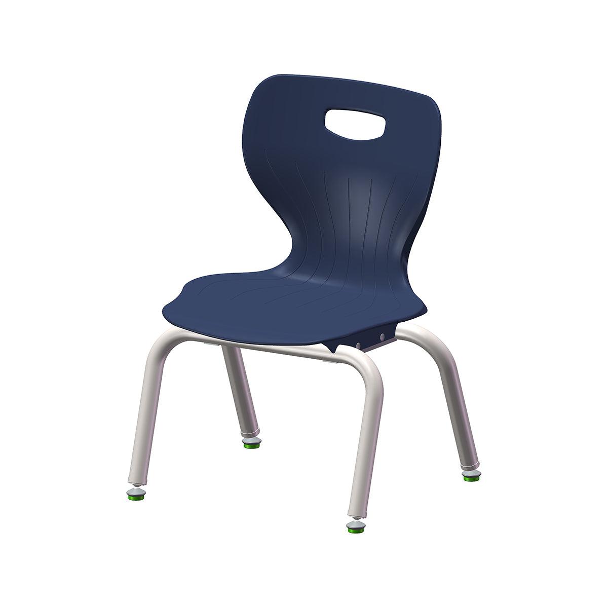 USA Capitol Euroflex 4-Leg Chair, 12" Seat Height