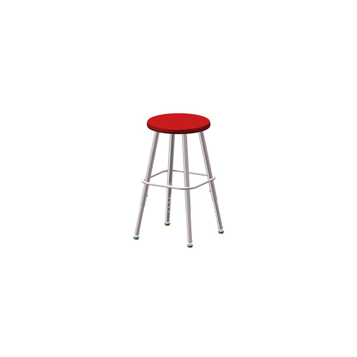 USA Capitol Euroflex Stool, 18"-24" Adjustable Height