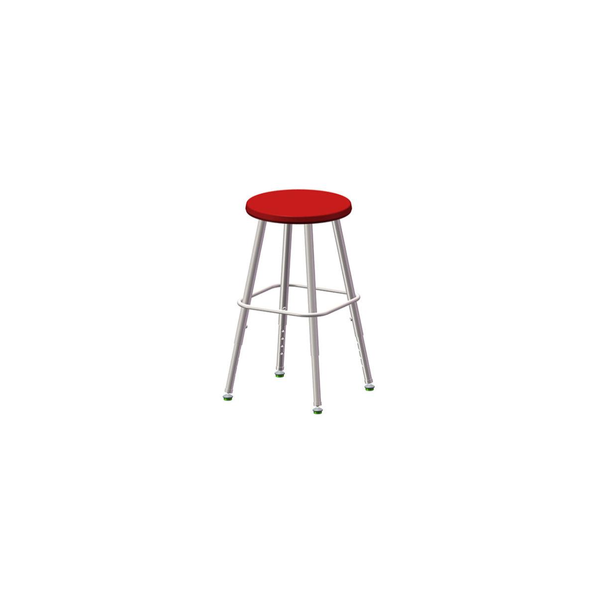 USA Capitol Euroflex Stool, 18"-24" Adjustable Height