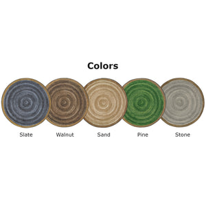Joy Carpets Feeling Natural Rug, 5'4" Round