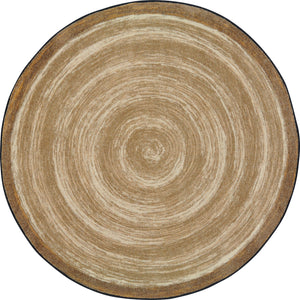 Joy Carpets Feeling Natural Rug, 5'4" Round