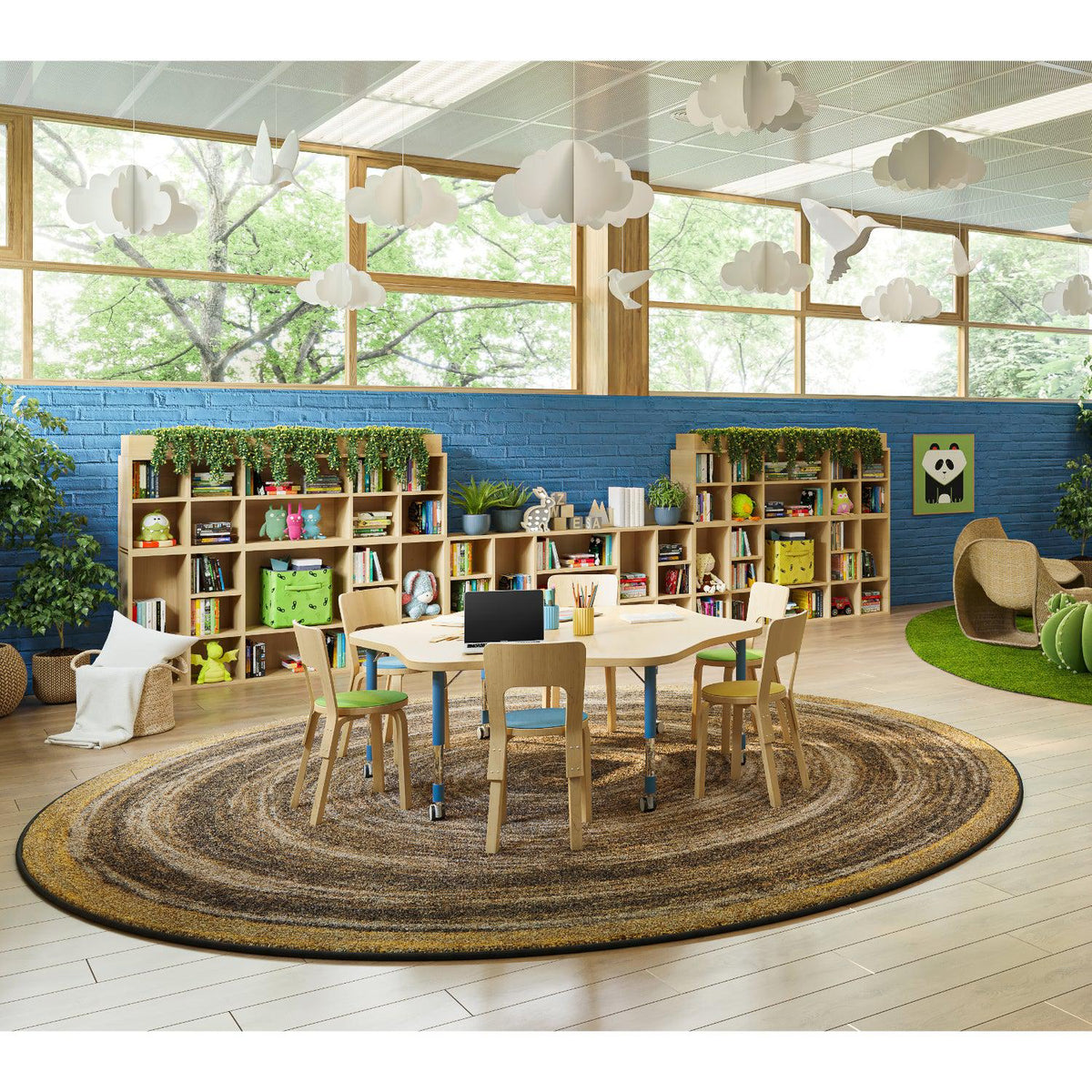 Joy Carpets Feeling Natural Rug, 7'7" Round