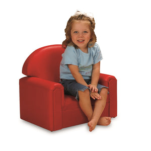 Brand New World "Just Like Home" Infant Toddler Chair, Red Premium Vinyl Upholstery