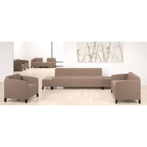 Fremont Collection Reception Seating, Armless Sofa, Standard Vinyl Upholstery, FREE SHIPPING