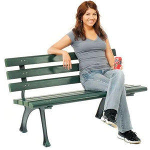 Global Industrial Recycled Park Bench, 4'