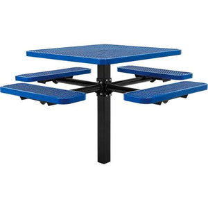 Global Industrial In-Ground Mount Picnic Table, 46" Square