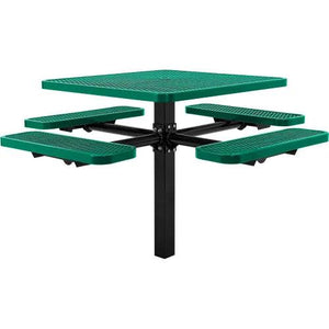 Global Industrial In-Ground Mount Picnic Table, 46" Square