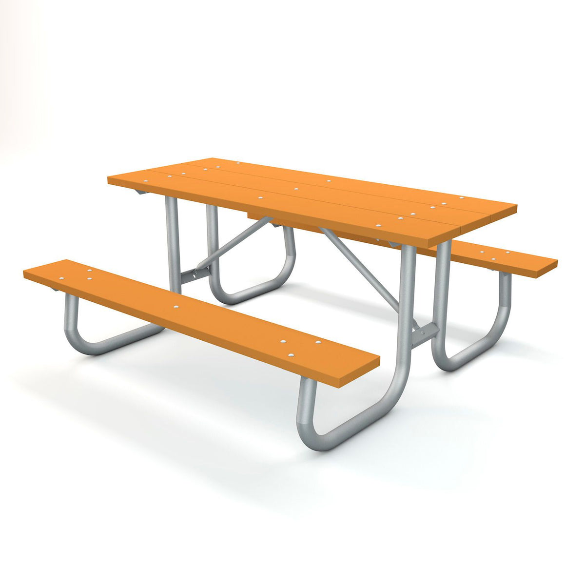 Global Industrial 6' Rectangular Recycled Plastic Picnic Table