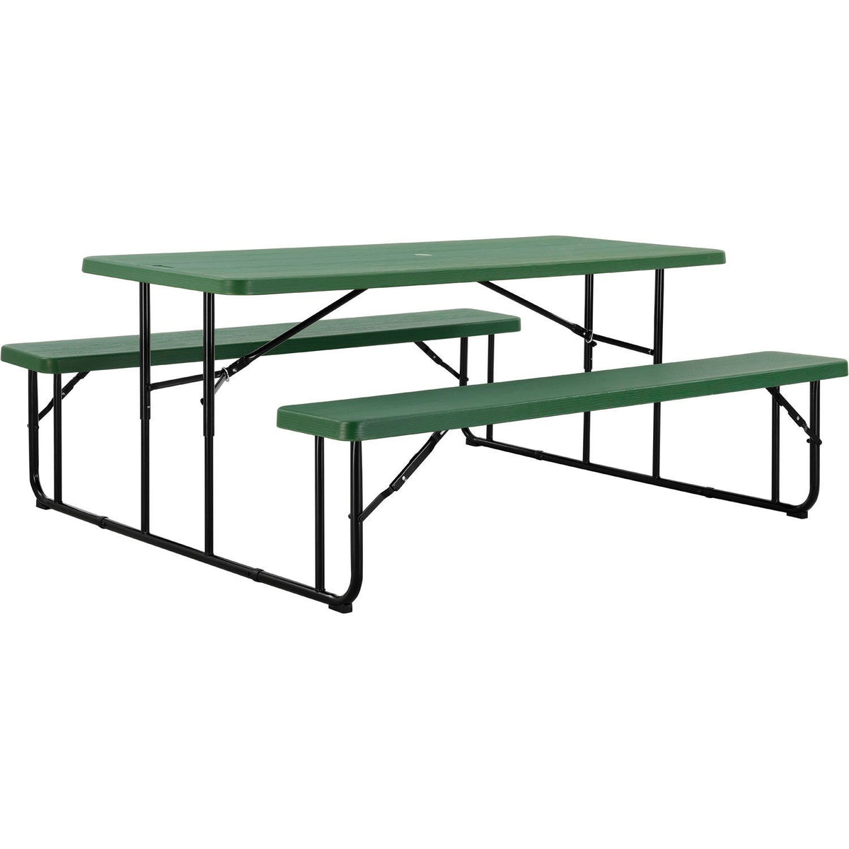 Global Industrial 6' Folding Plastic Picnic Table