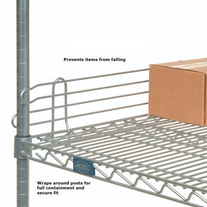 Global Industrial Wire Shelf Ledge, 18" L