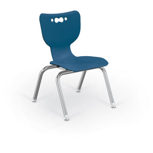 Mooreco Hierarchy 4-Leg School Chair, Chrome Frame