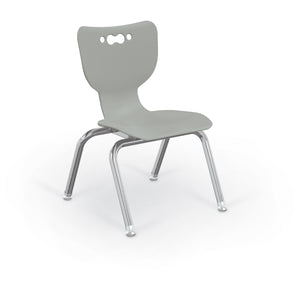 Mooreco Hierarchy 4-Leg School Chair, Chrome Frame