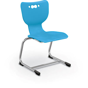 Mooreco Hierarchy Cantilever School Chair, Chrome Frame