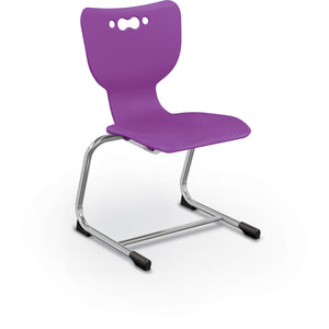 Mooreco Hierarchy Cantilever School Chair, Chrome Frame