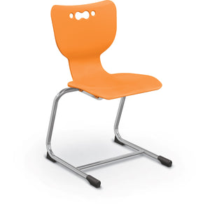 Mooreco Hierarchy Cantilever School Chair, Chrome Frame