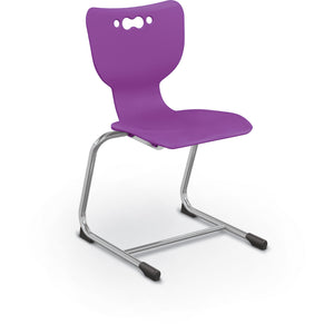 Mooreco Hierarchy Cantilever School Chair, Chrome Frame