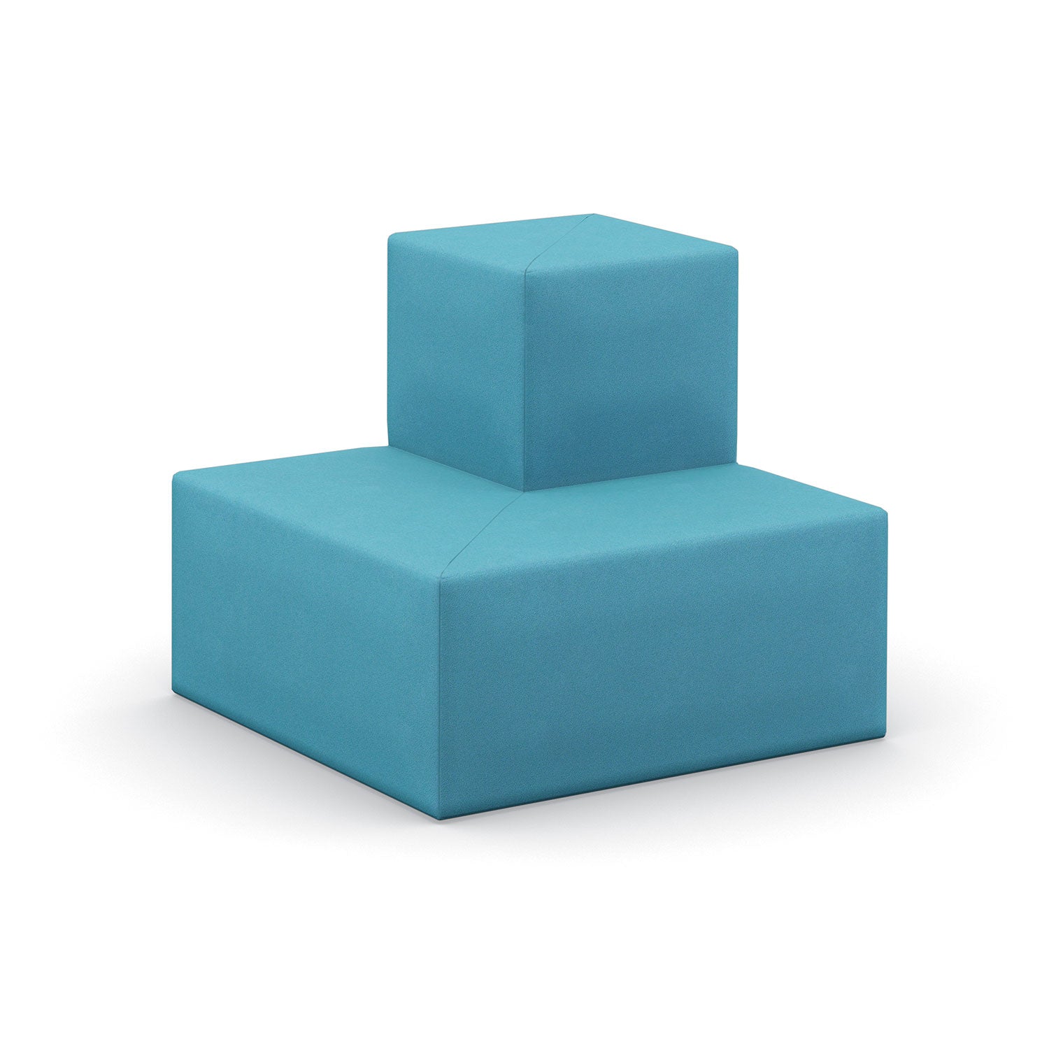 Flex 2-Tier Step Seating, Outside Facing Corner, Fully Upholstered, Standard Vinyl Upholstery, FREE SHIPPING