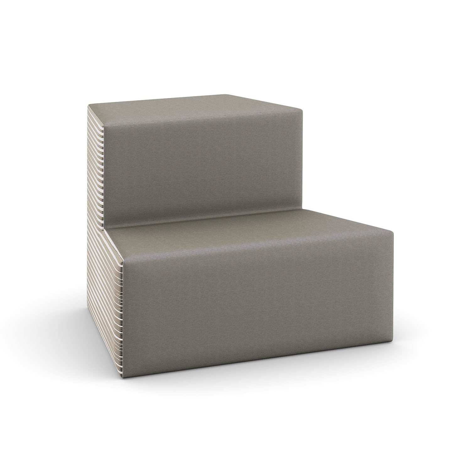 Flex 2-Tier Step Seating, Outside Facing, 30-Degree Wedge, Fully Upholstered, Standard Fabric/Vinyl Upholstery, FREE SHIPPING