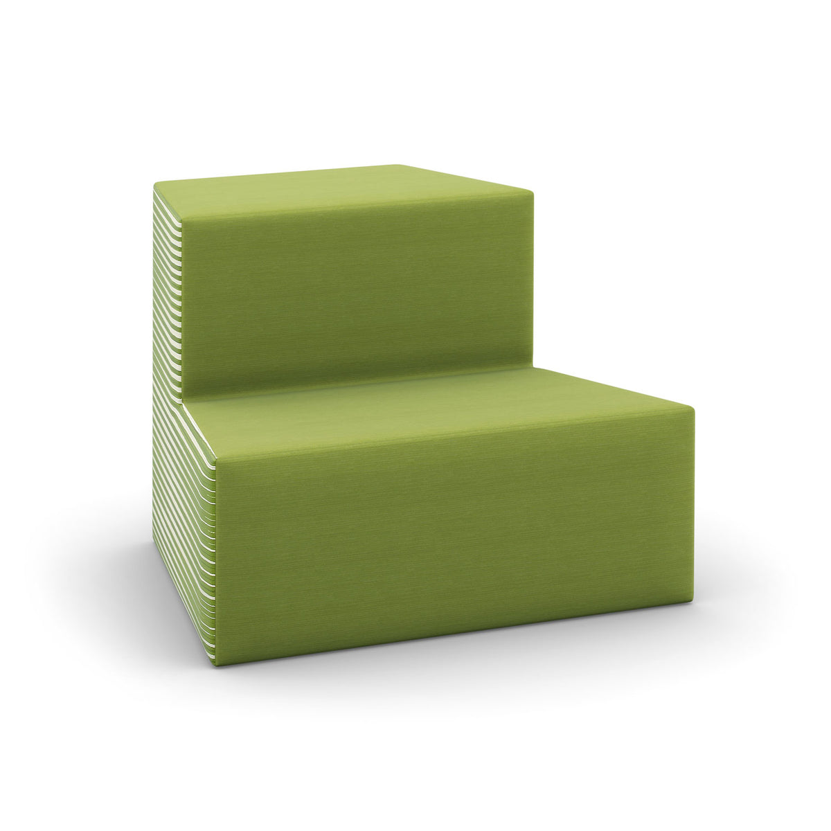 Flex 2-Tier Step Seating, Outside Facing, 30-Degree Wedge, Fully Upholstered, Standard Fabric/Vinyl Upholstery, FREE SHIPPING
