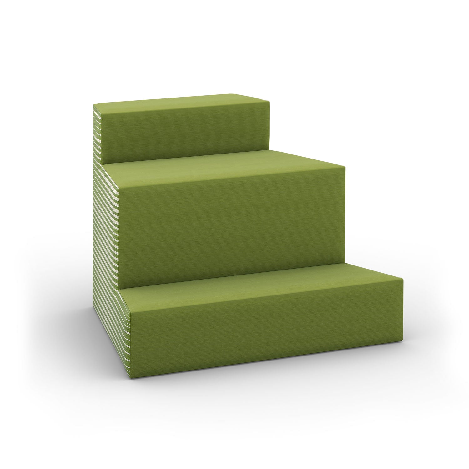 Flex 3-Tier Step Seating, Outside Facing, 30-Degree Wedge, Fully Upholstered, Standard Fabric/Vinyl Upholstery, FREE SHIPPING