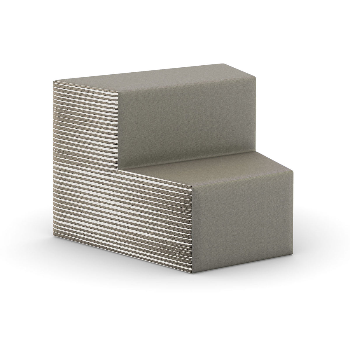 Flex 2-Tier Step Seating, Inside Facing, 30-Degree Wedge, Fully Upholstered, Standard Fabric/Vinyl Upholstery, FREE SHIPPING
