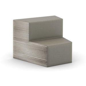 Flex 2-Tier Step Seating, Inside Facing, 30-Degree Wedge, Fully Upholstered, Standard Fabric/Vinyl Upholstery, FREE SHIPPING