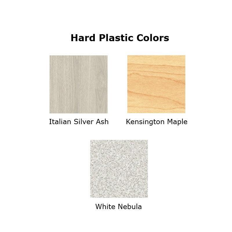 KI Intellect Wave Adjustable-Height Tripod Desk with Hard Plastic Linear Top, FREE SHIPPING