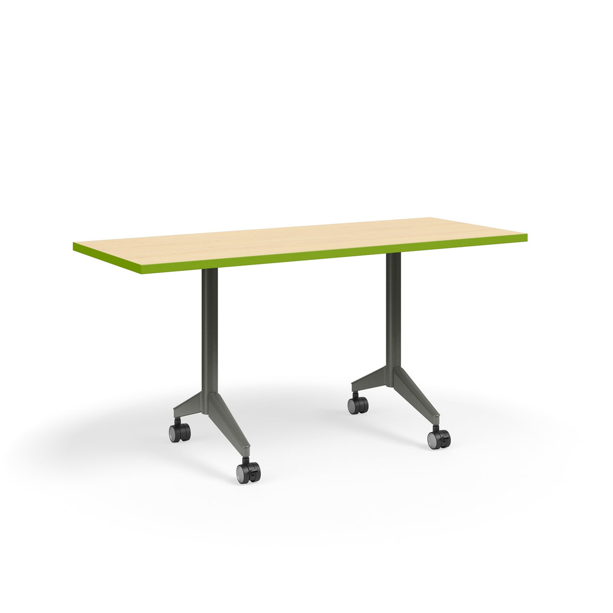 KI Pirouette Fixed Top Rectangular Collaborative Table, Fixed Height "T" Base (29" H), FREE SHIPPING