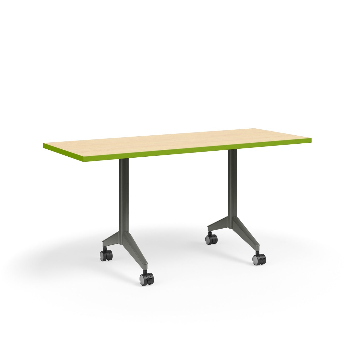 KI Pirouette Fixed Top Rectangular Collaborative Table, Fixed Height "T" Base (29" H), FREE SHIPPING