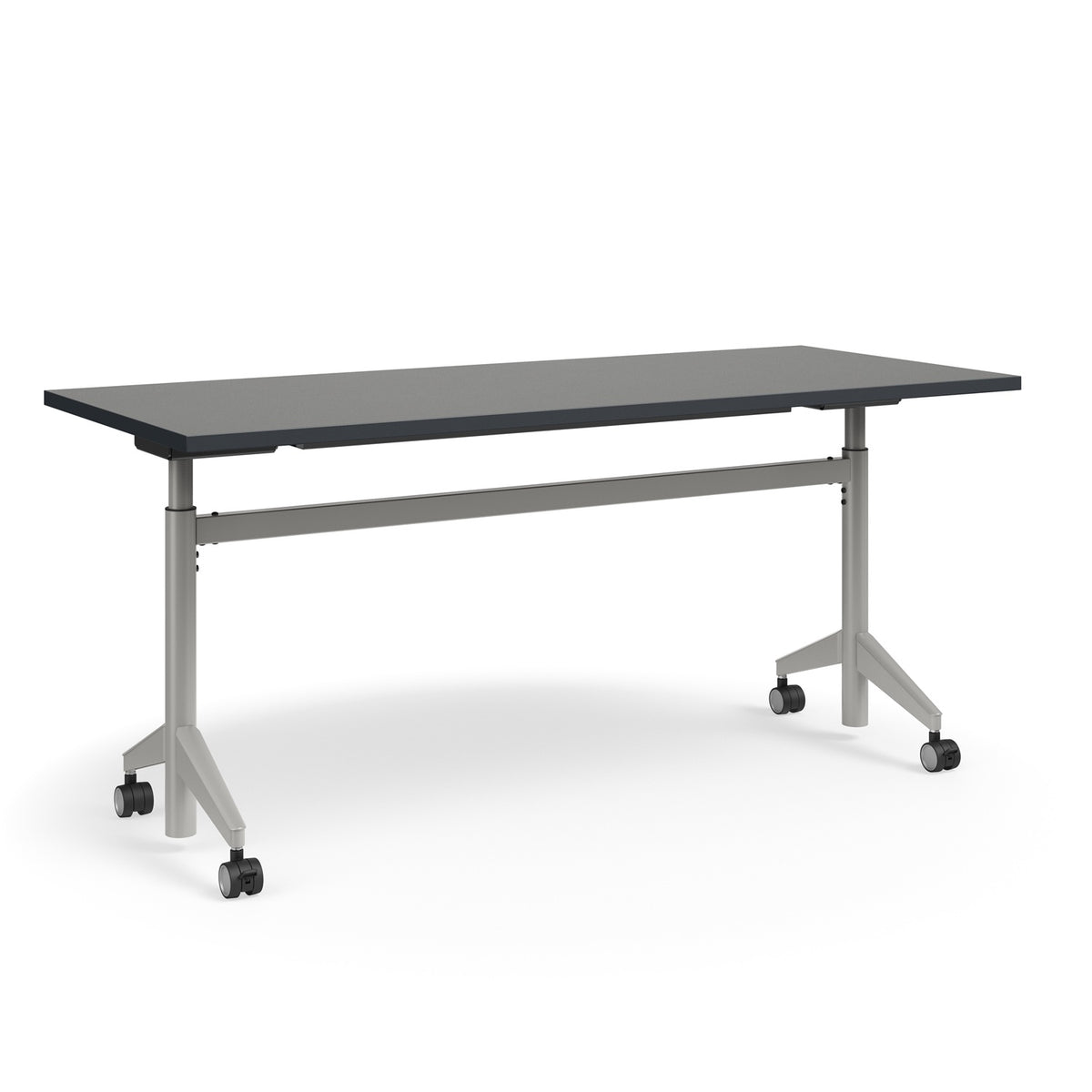 KI Pirouette Fixed Top Rectangular Table, Set-Screw Adjustable Height "T" Base (29"-44" H), FREE SHIPPING