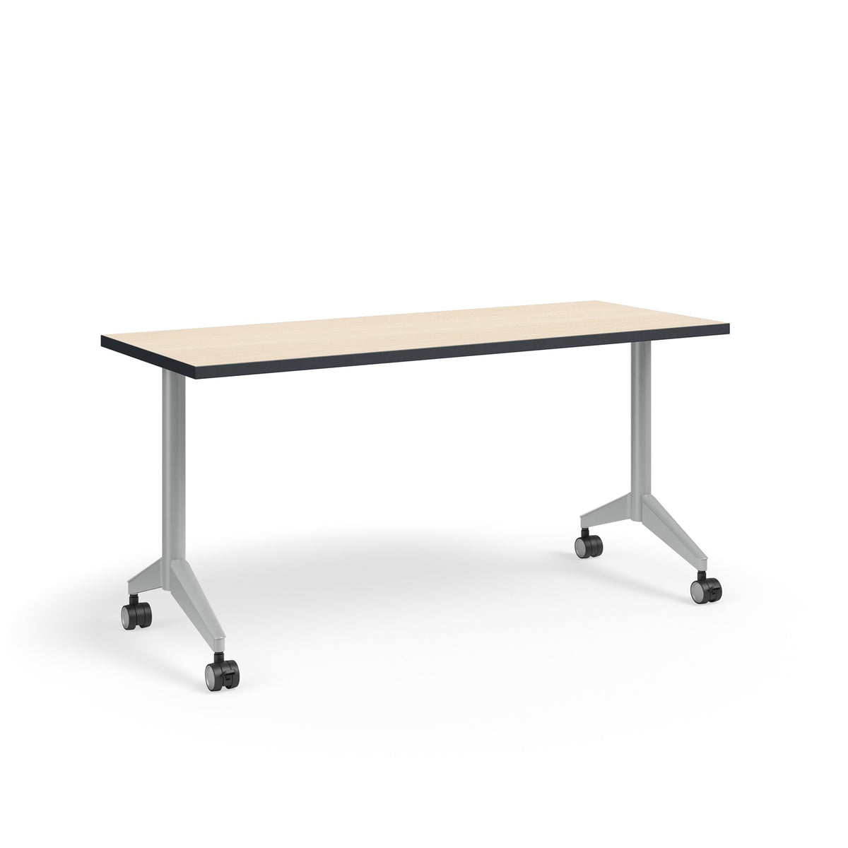 KI Pirouette Fixed Top Rectangular Training Table, Fixed Height "T"-Base (29" H), FREE SHIPPING