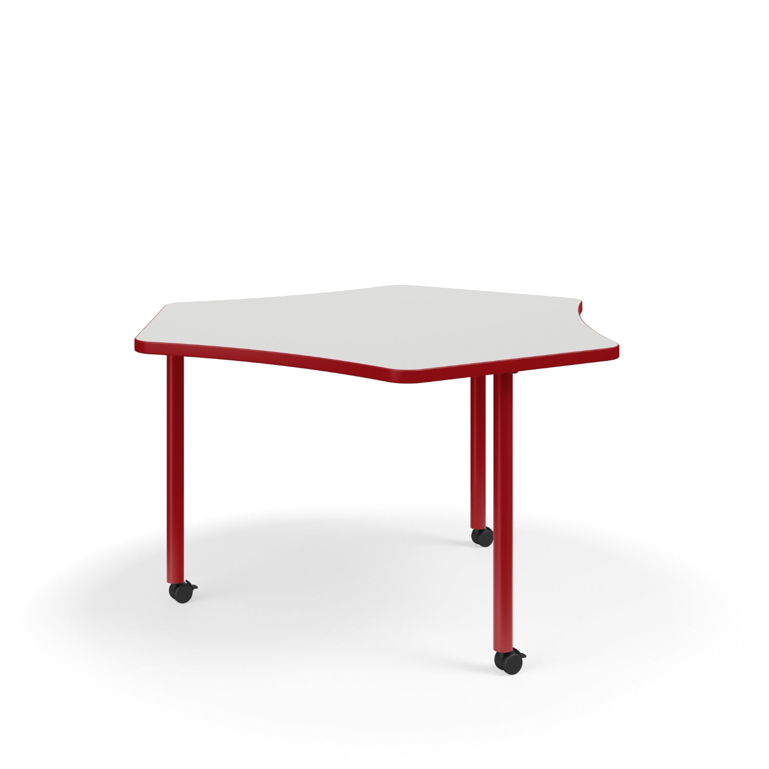 KI Ruckus Fixed Height 3-Leg Sprocket Activity Table with 1-1/4" Laminate Top, 29" H, FREE SHIPPING