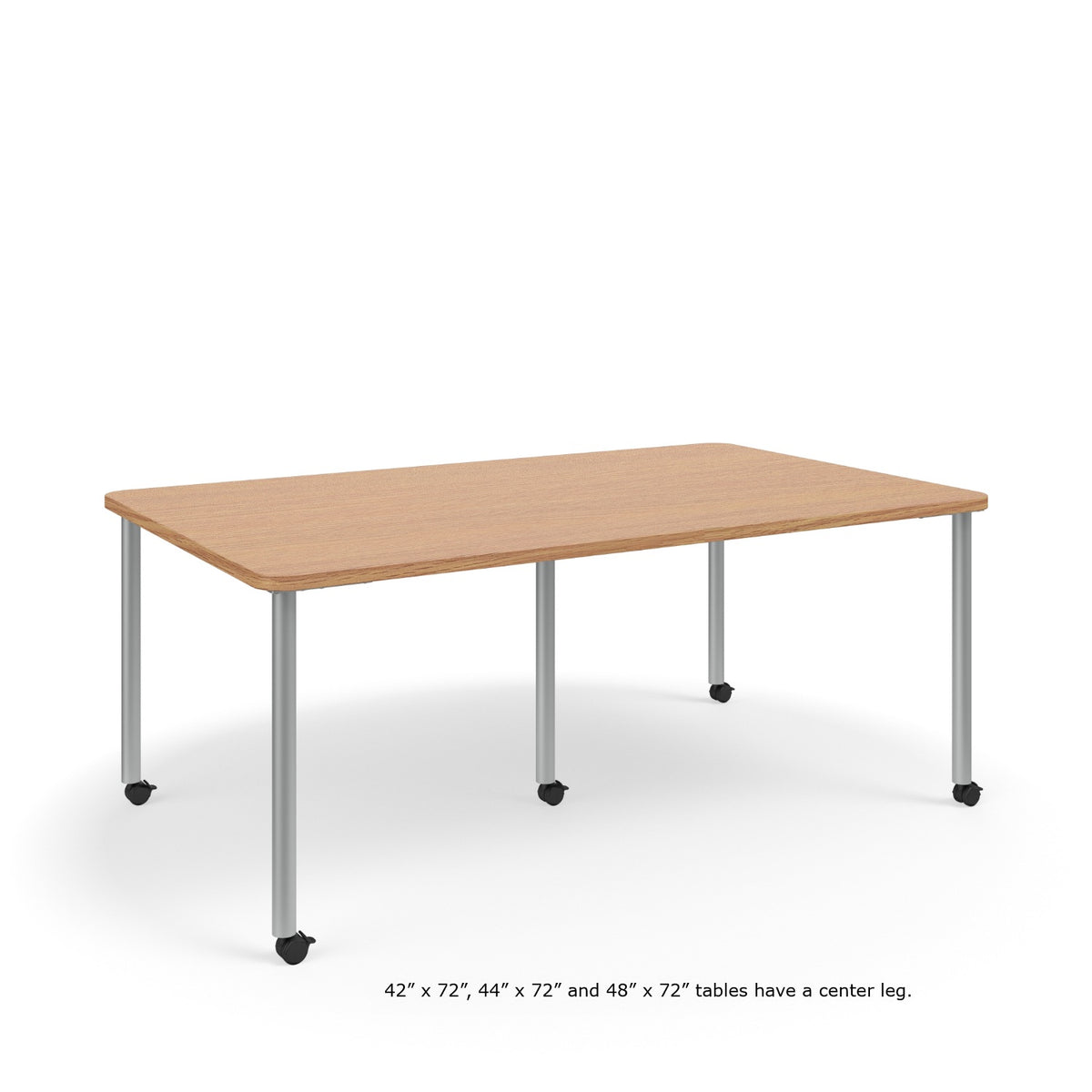 KI Ruckus Fixed Height Rectangular Activity Table with Rounded Corners, 1-1/4" Laminate Top, 29" H, FREE SHIPPING