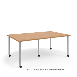 KI Ruckus Fixed Height Rectangular Activity Table with Squared Corners, 1-1/4" Laminate Top, 29" H, FREE SHIPPING