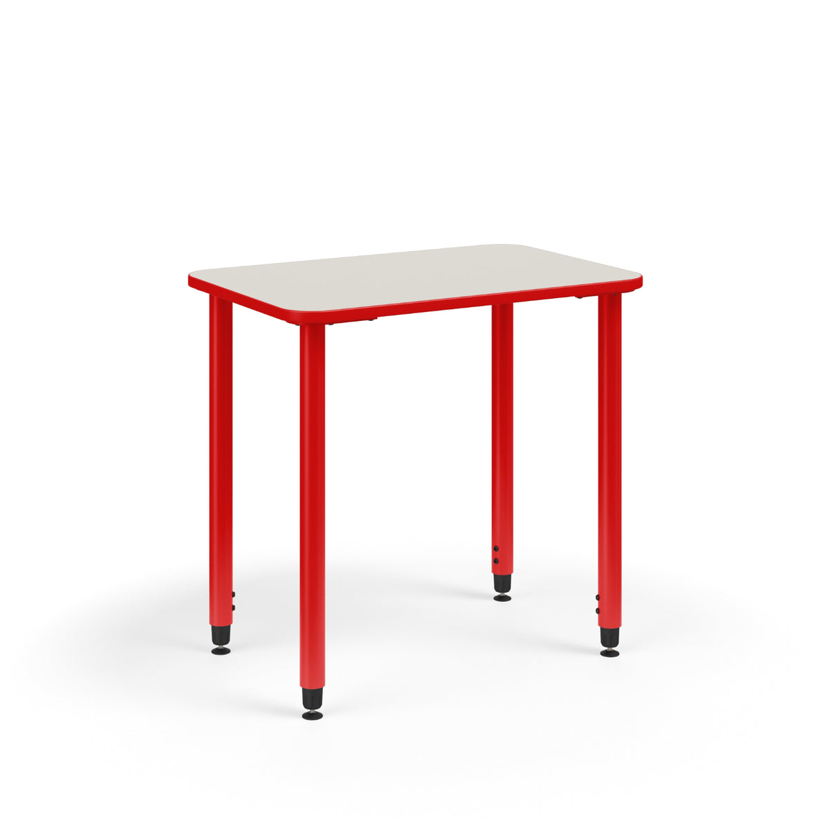 KI Ruckus ADA Sit-Stand Height Adjustable Rectangular Post Leg Desk, 1-1/4" Laminate Top, 20" x 37" x 29" 42" H, FREE SHIPPING
