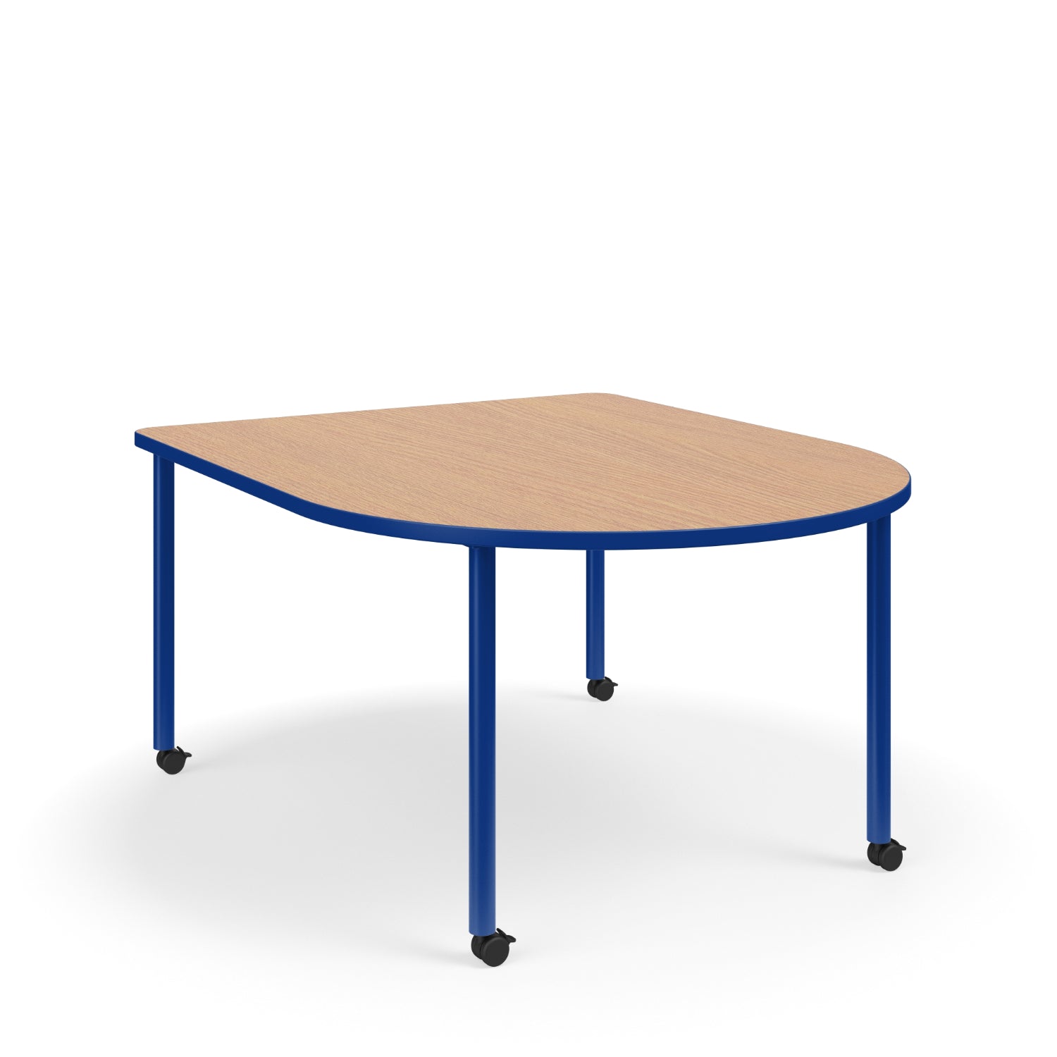 KI Ruckus Fixed Height D-Shaped Activity Table with 1-1/4" Laminate Top, 29" H, FREE SHIPPING