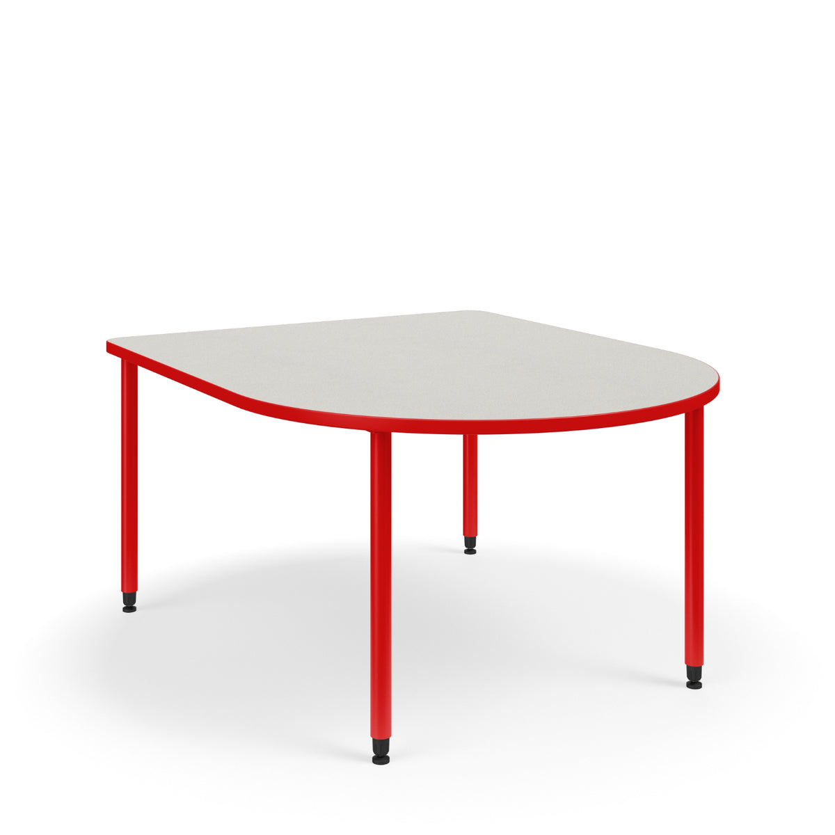 KI Ruckus Fixed Height D-Shaped Activity Table with 1-1/4" Laminate Top, 29" H, FREE SHIPPING