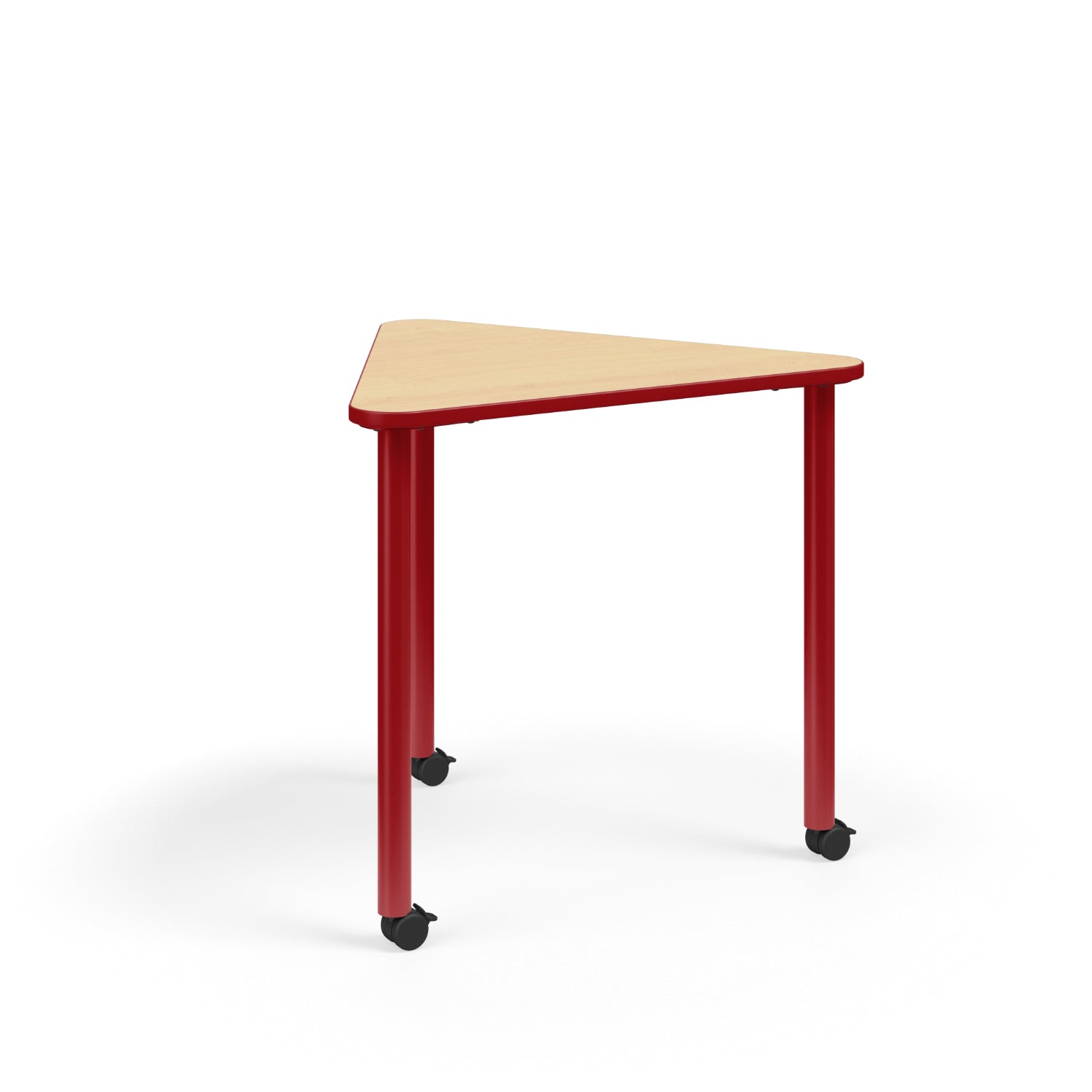 KI Ruckus Fixed Height E-Triangle Post Leg Desk, 1-1/4" Laminate Top, 29" H, FREE SHIPPING