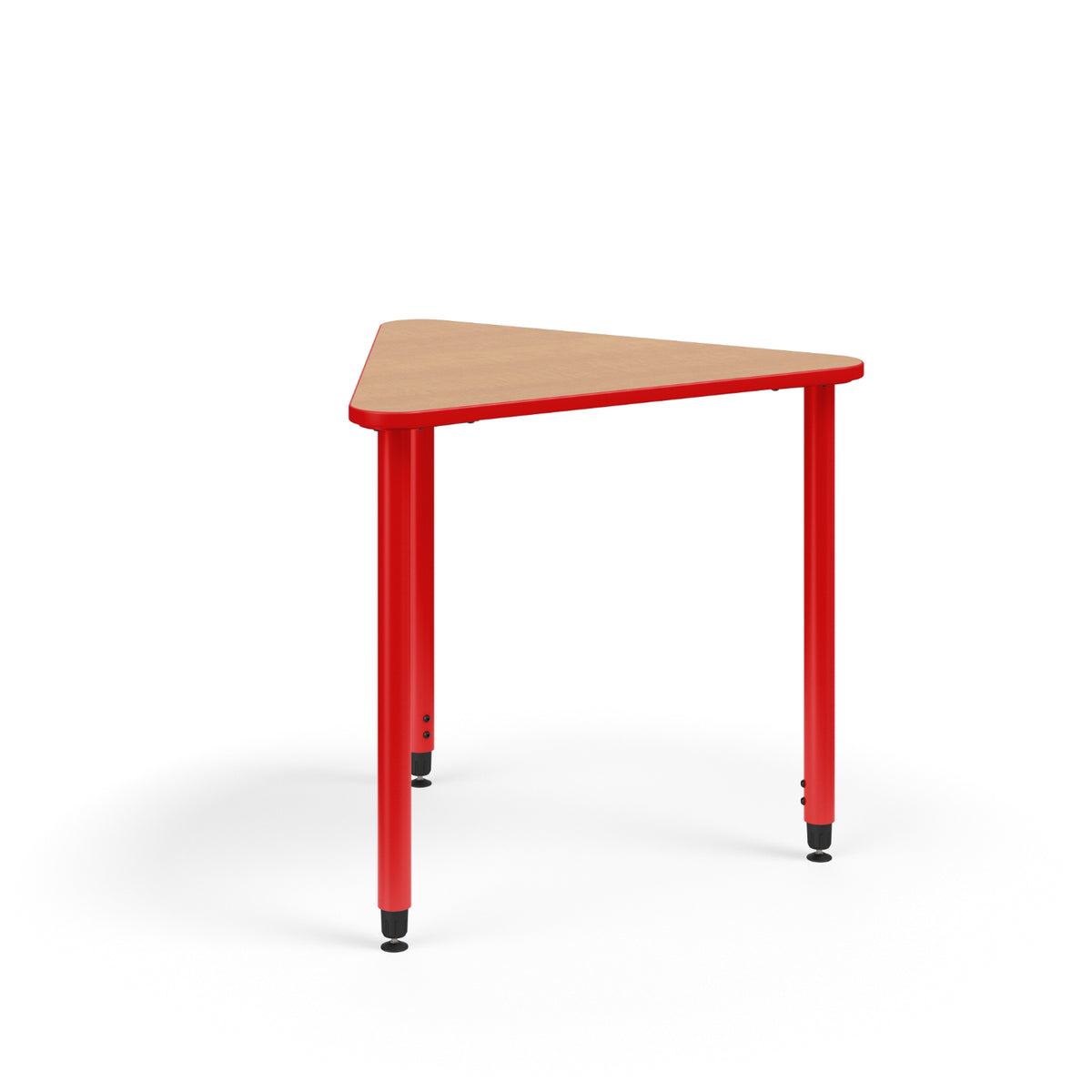 KI Ruckus Sit-Stand Height Adjustable E-Triangle Post Leg Desk, 1-1/4" Laminate Top, 29" - 42" H, FREE SHIPPING