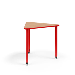 KI Ruckus Sit-Stand Height Adjustable E-Triangle Post Leg Desk, 1-1/4" Laminate Top, 29" - 42" H, FREE SHIPPING