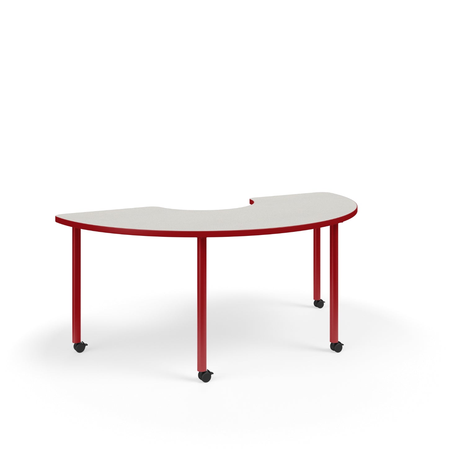 KI Ruckus Fixed Height Kidney Activity Table with 1-1/4" Laminate Top, 29" H, FREE SHIPPING