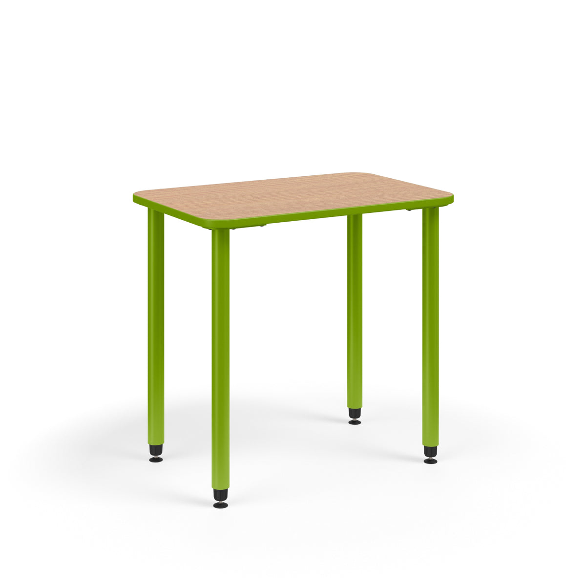 KI Ruckus Fixed Height Rectangular Post Leg Desk, 1-1/4" Laminate Top, 29" H, FREE SHIPPING
