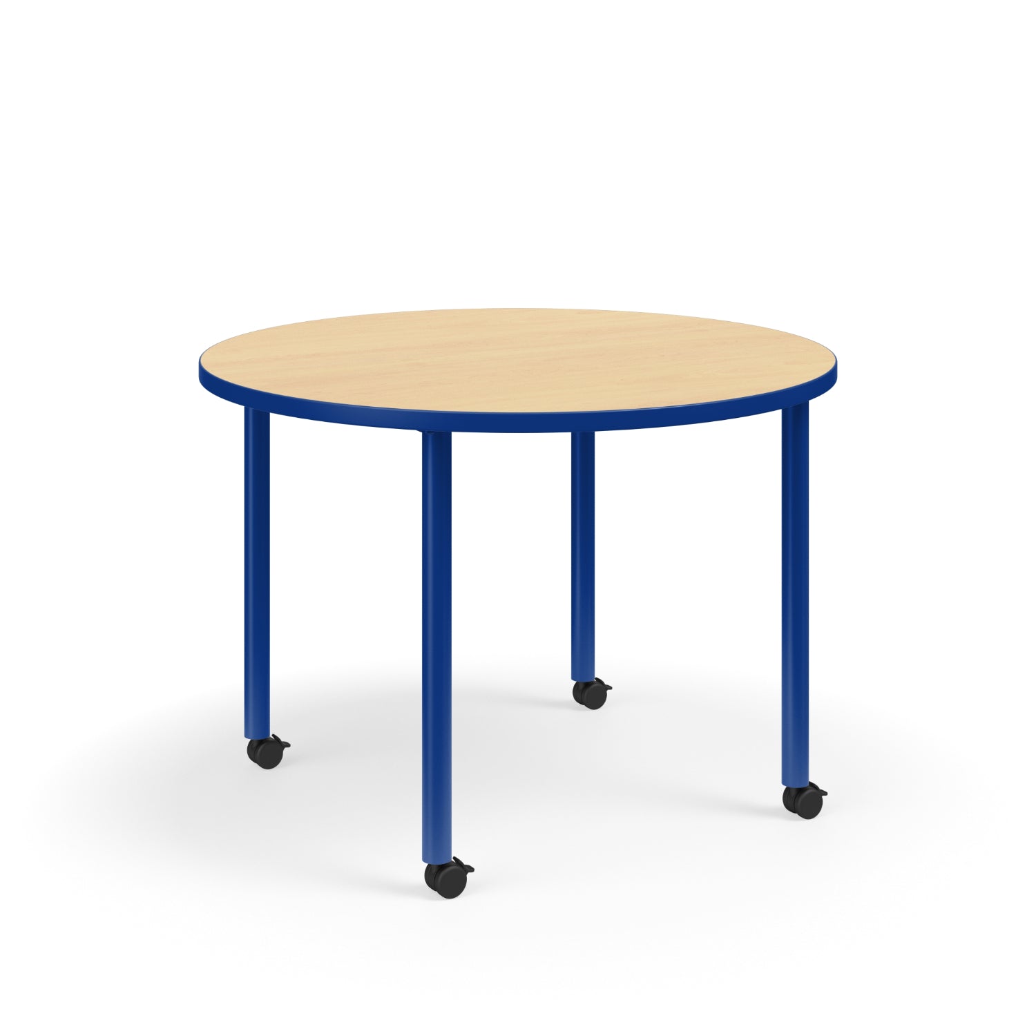 KI Ruckus Fixed Height Round Activity Table with 1-1/4" Laminate Top, 29" H, FREE SHIPPING